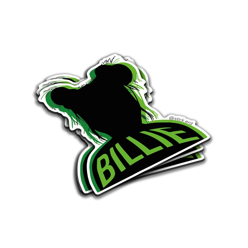 Billie Eilish: Silueta Verde