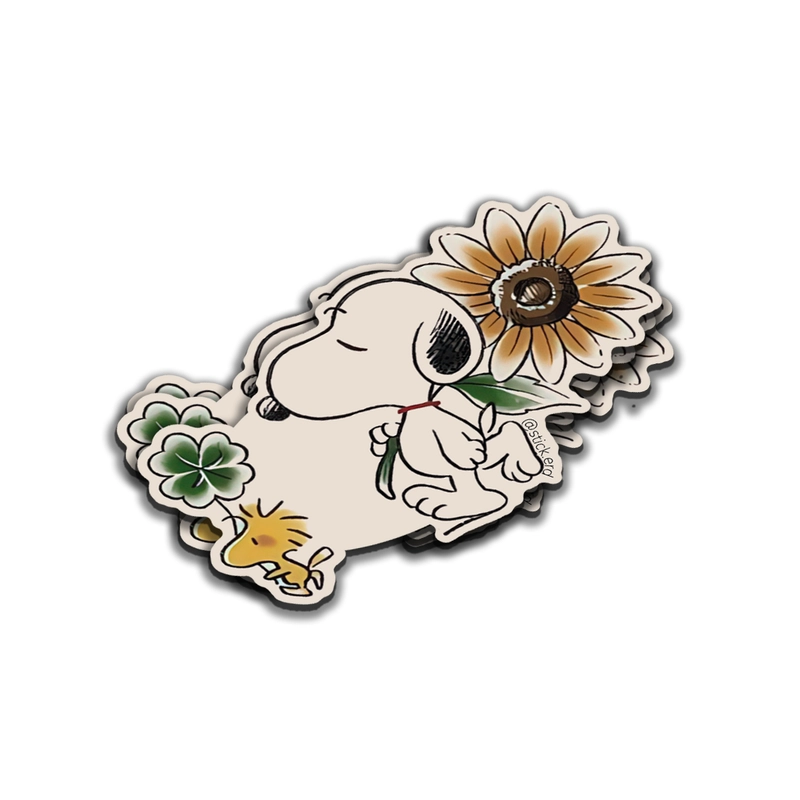 Snoopy y Woodstock en Paz