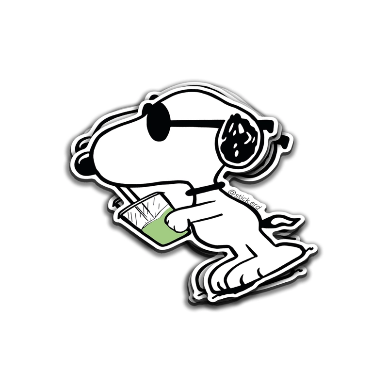 Snoopy con Estilo y Smoothie