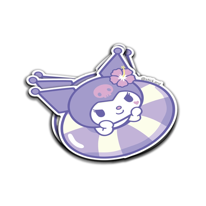 Kuromi Lista para la Fiesta en la Piscina