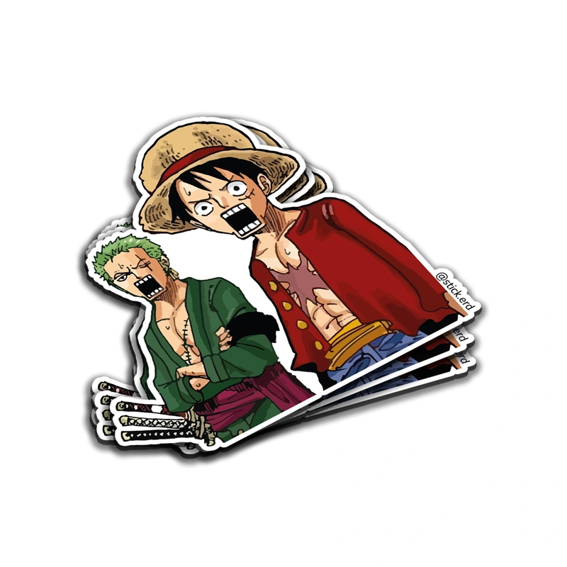 El Dúo Sorprendido: Luffy y Zoro