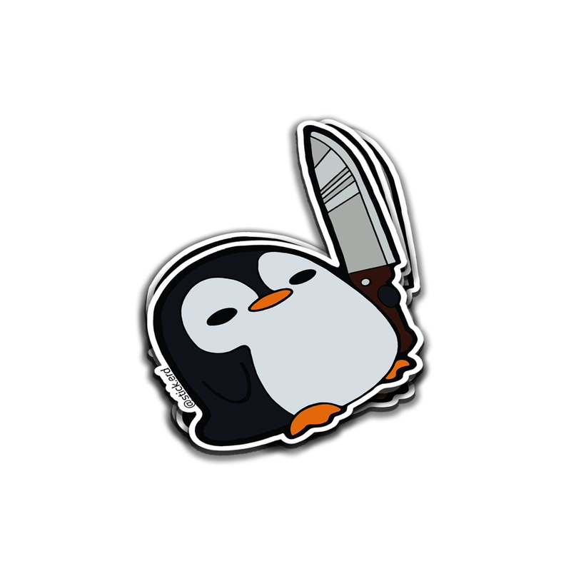 Pingüino con Cuchillo: ¡Peligrosamente Tierno!