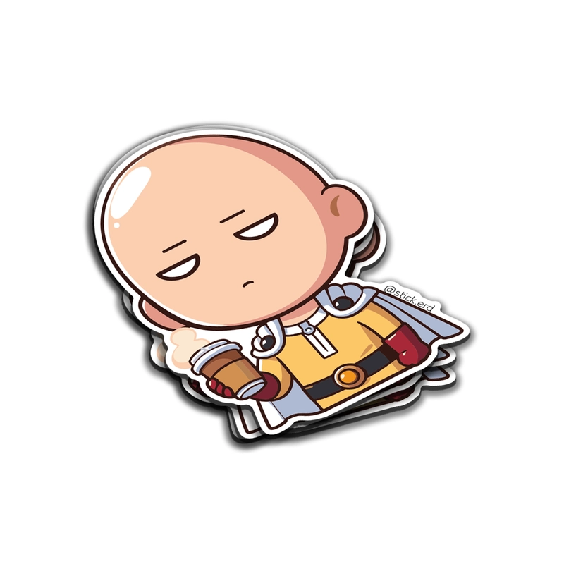Saitama con su Café Matutino