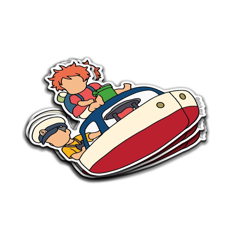 Ponyo y Sosuke al rescate