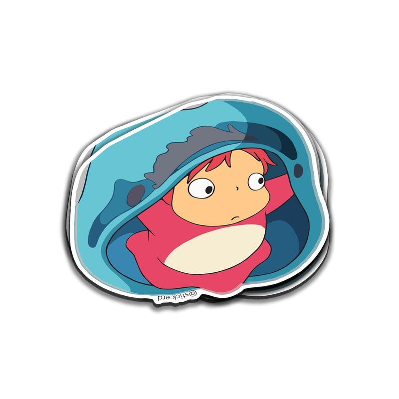 Ponyo en su Manto Azul