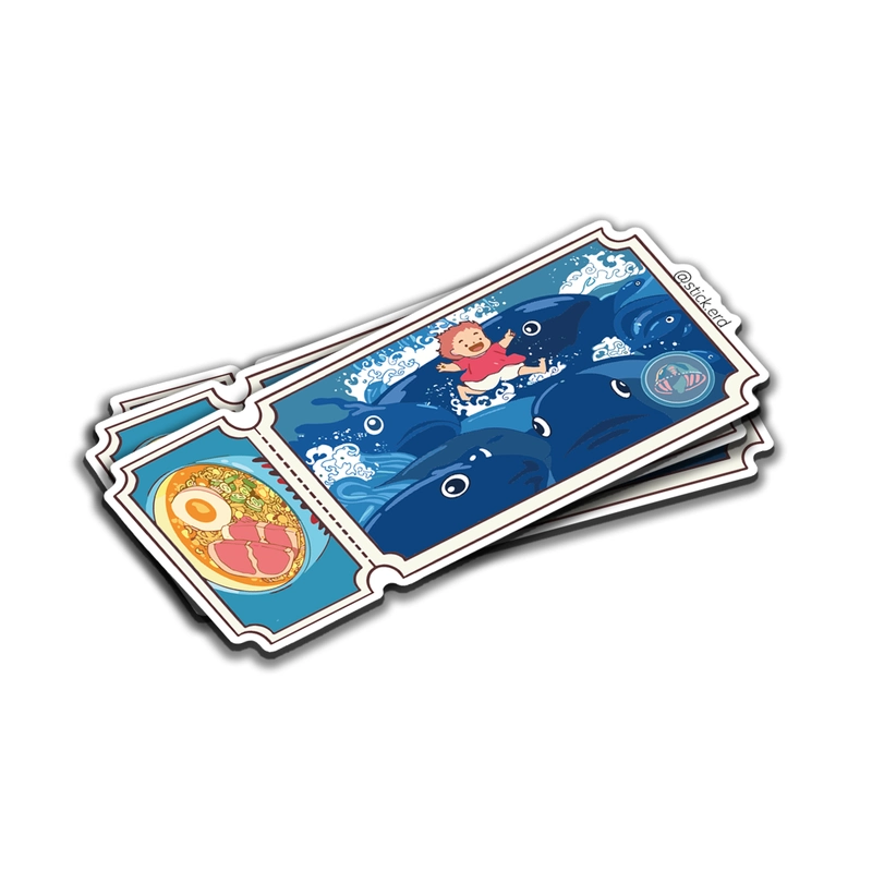 El Ticket de Ponyo y el Ramen
