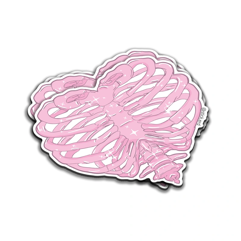 Corazón de Costillas Rosadas