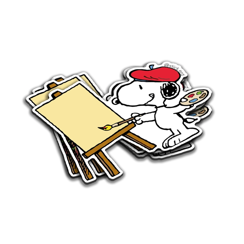 Snoopy el Artista Francés
