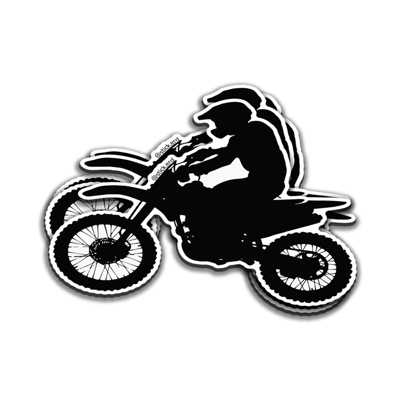 Motocross: Silueta de Adrenalina