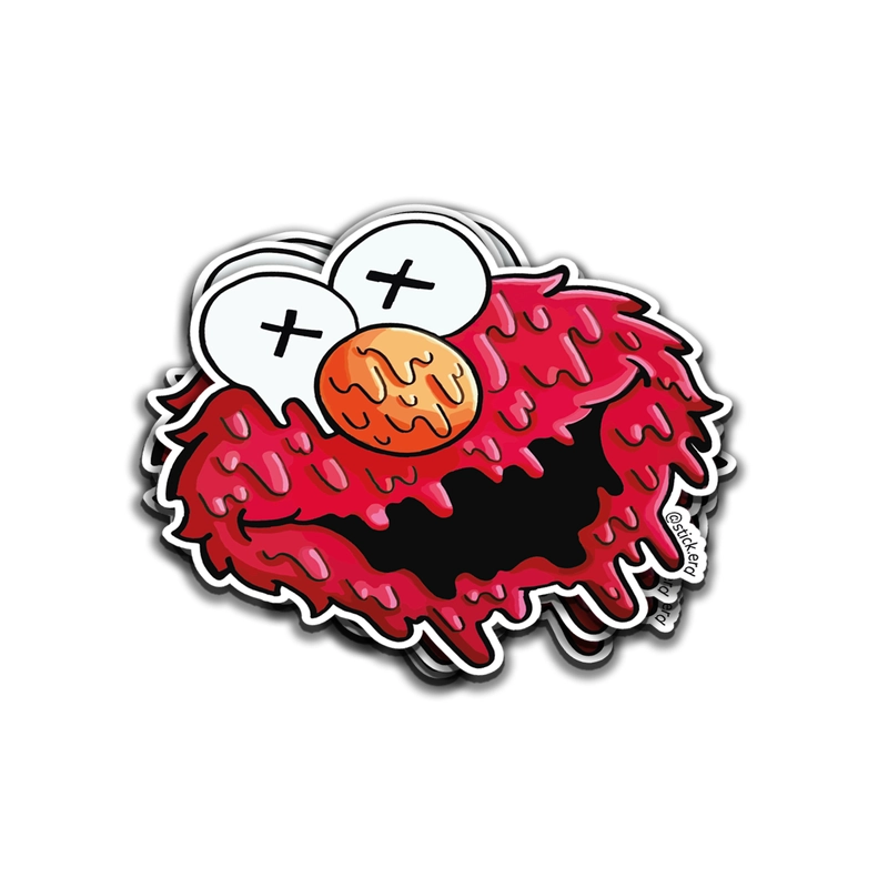 Elmo Derretido (Estilo Kaws)