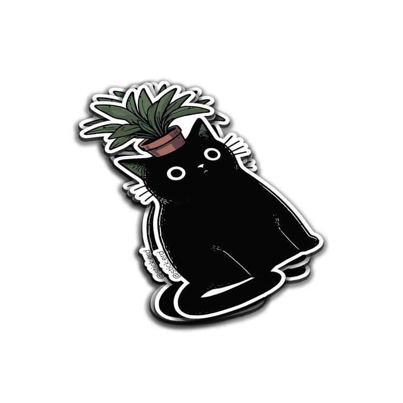 [0GB-4] Gato-Planta: Adorable y Verde