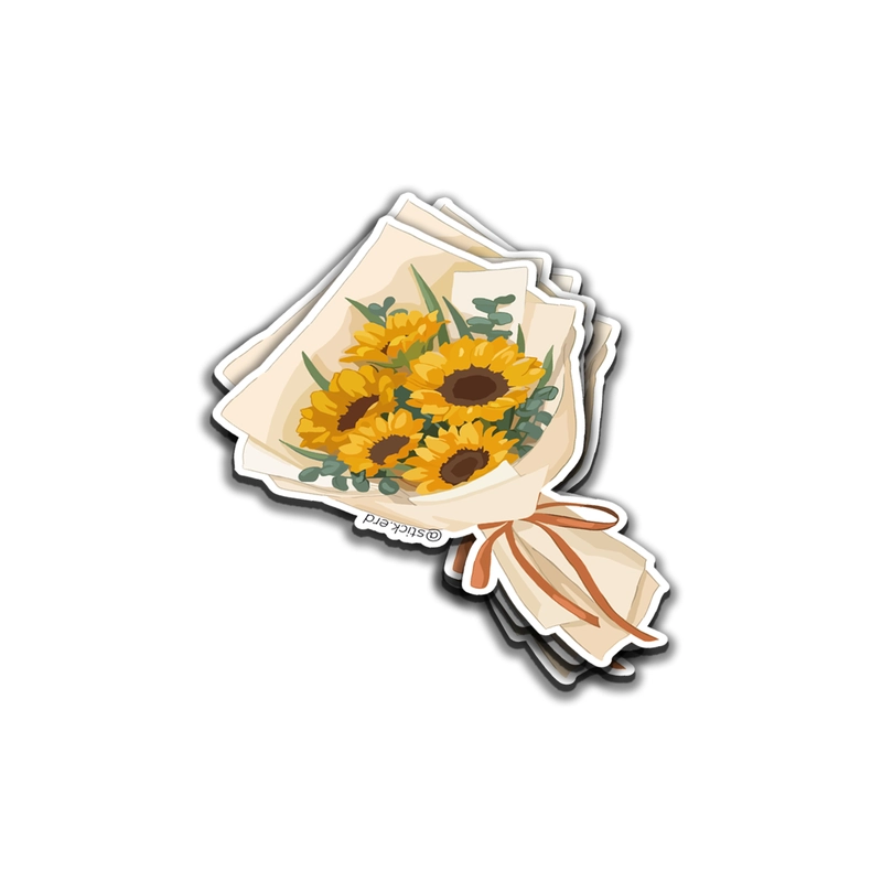 [0K8-10] Ramo de Girasoles Envuelto