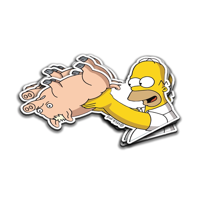[2F5-2] Homero y Spider-Pig