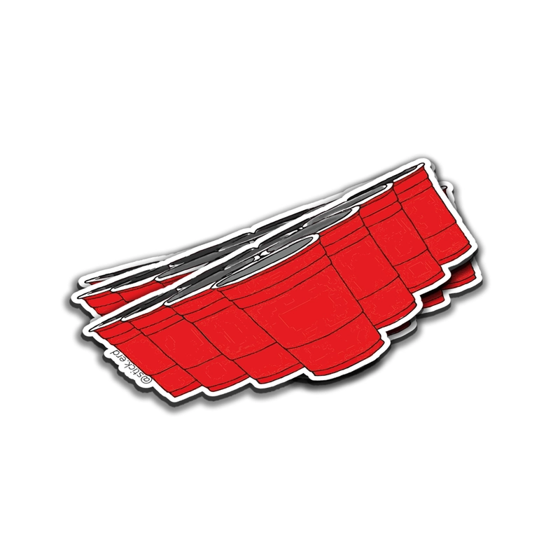 [3KP-13] Vasos Rojos para Beer Pong