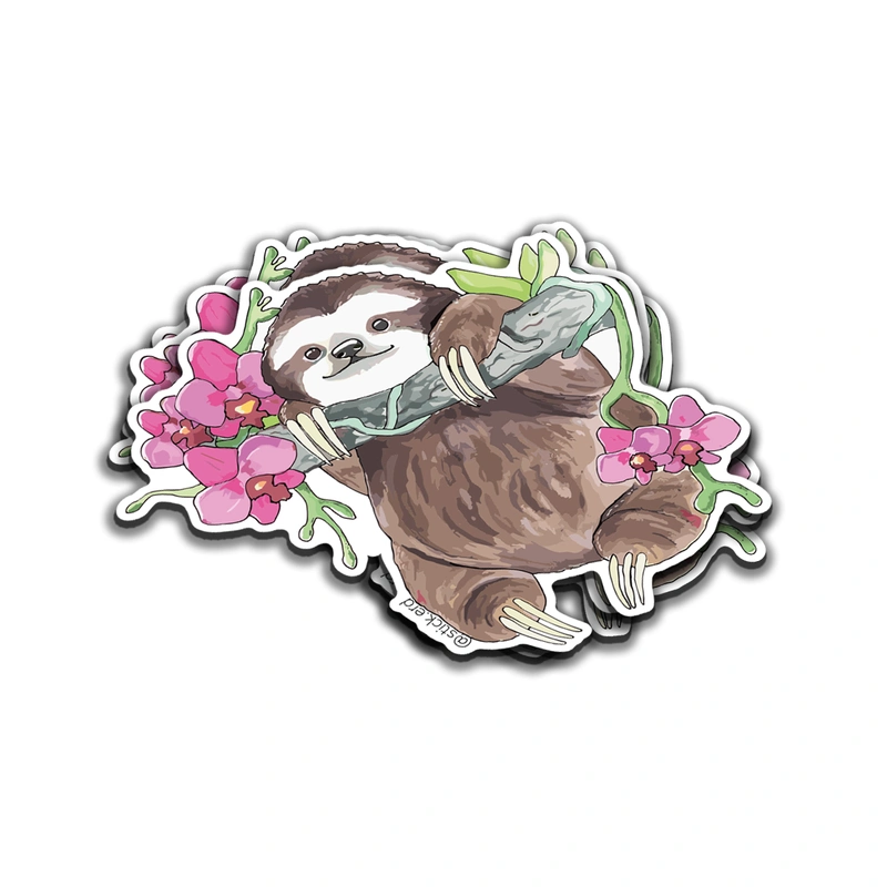 [4AF-6] Perezoso Floral