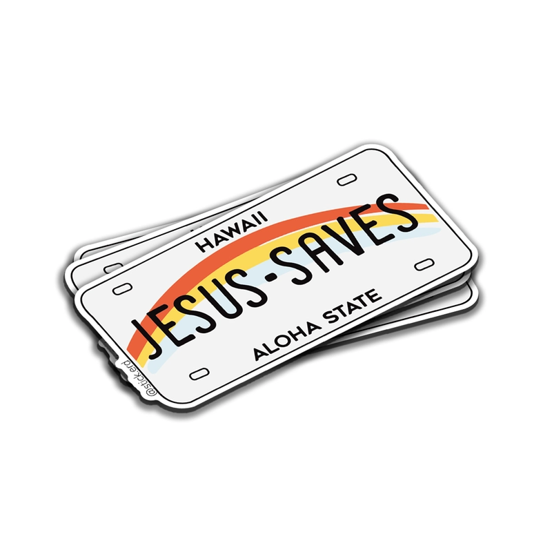 [4I2-6] Hawaii: Jesus Saves Placa