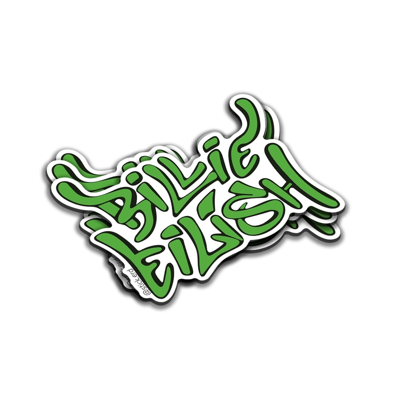 [4QZ-7] Billie Eilish: Graffiti Verde