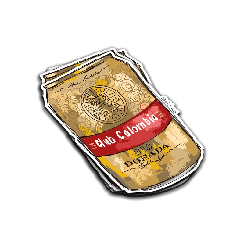 [7IV-13] Lata Club Colombia Dorada