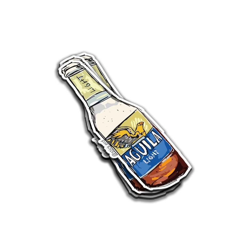 [7IV-8] Botella de Águila Light Fresca
