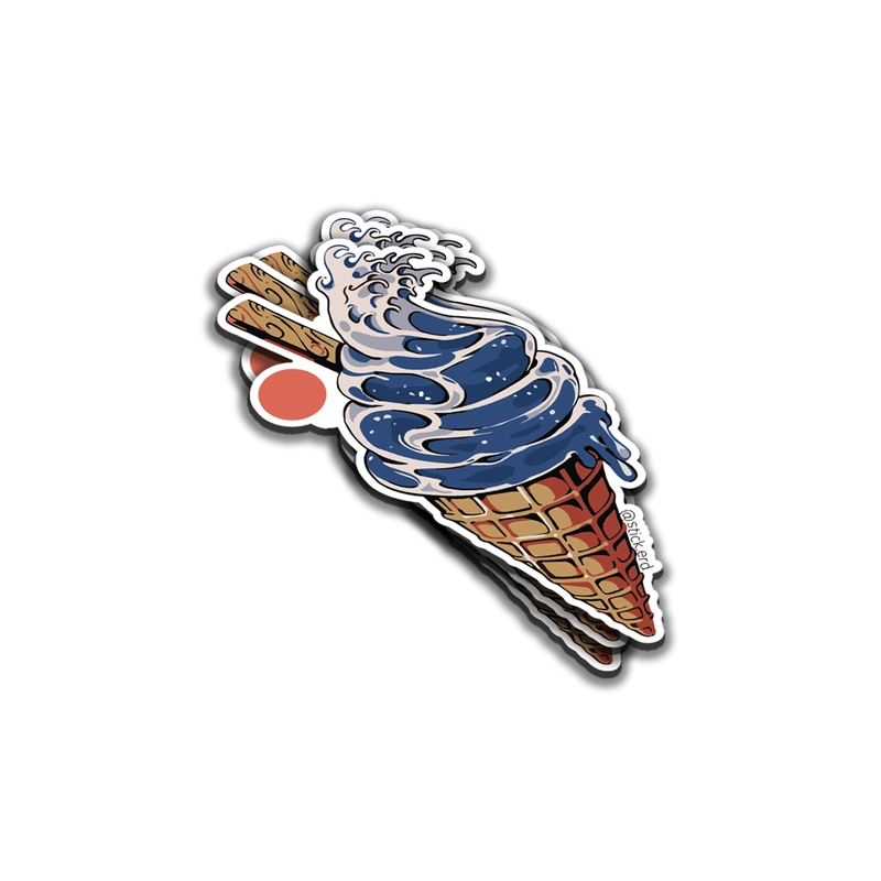 [7KB-1] Helado Ola Hokusai