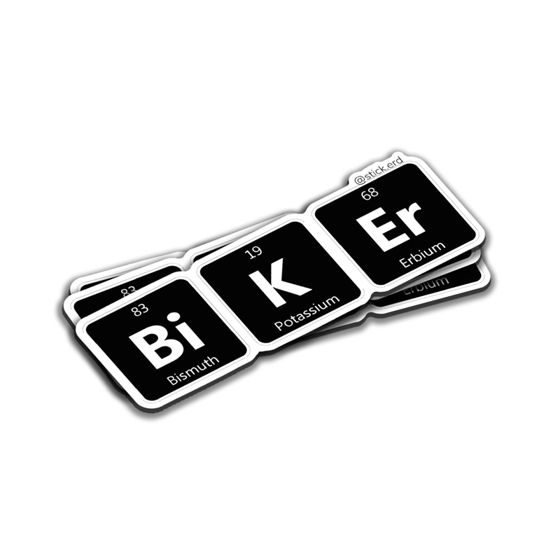[9A1-12] BIKER Tabla Periódica