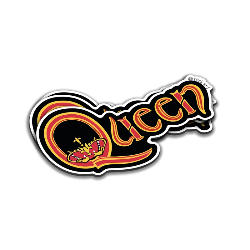 [9AV-5] Logo Queen: Realeza del Rock