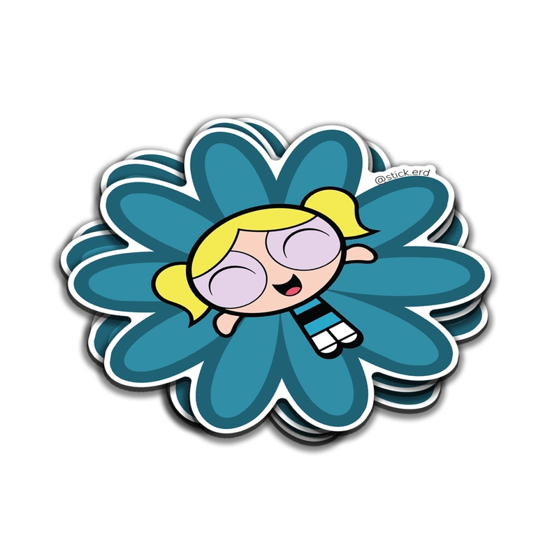 [9IN-1] Burbuja en Flor Azul