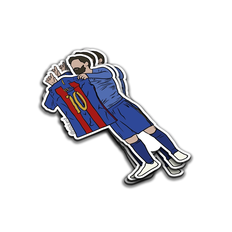 [A3D-6] Messi Besando su Camiseta