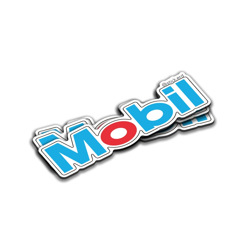 [A6G-4] Clásico Logo Mobil Oil
