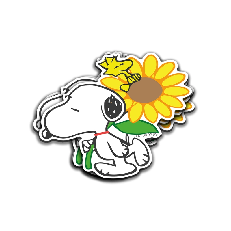 [BJN-7] Snoopy y Woodstock Girasol