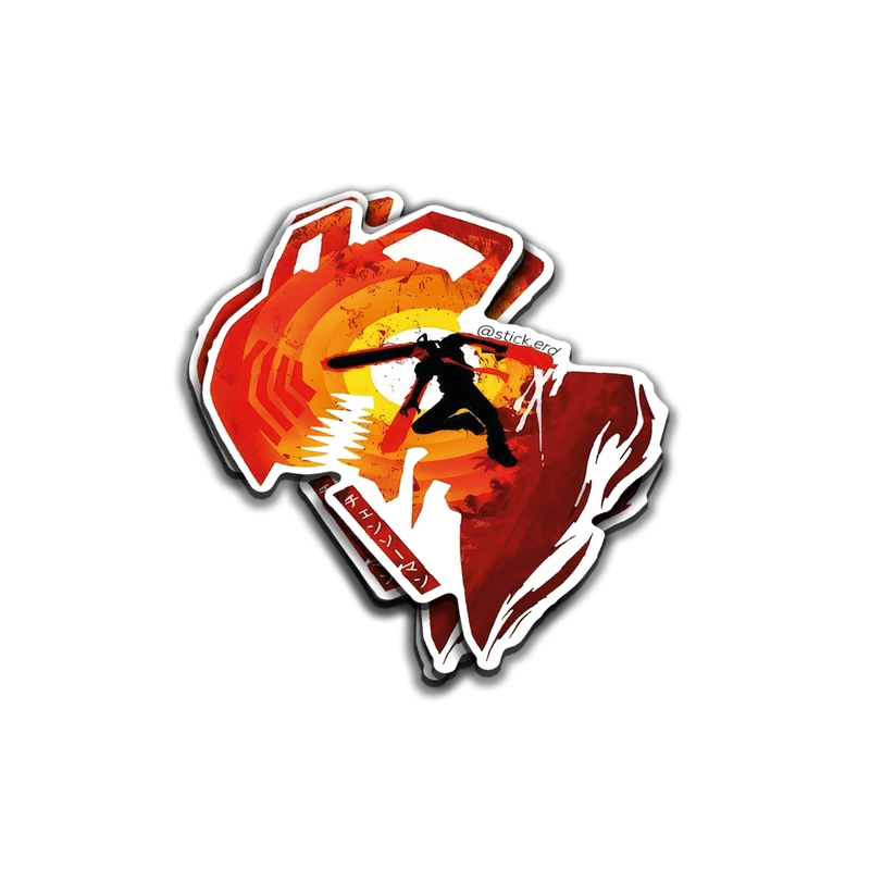 [F7L-6] Silueta de Denji Luchando