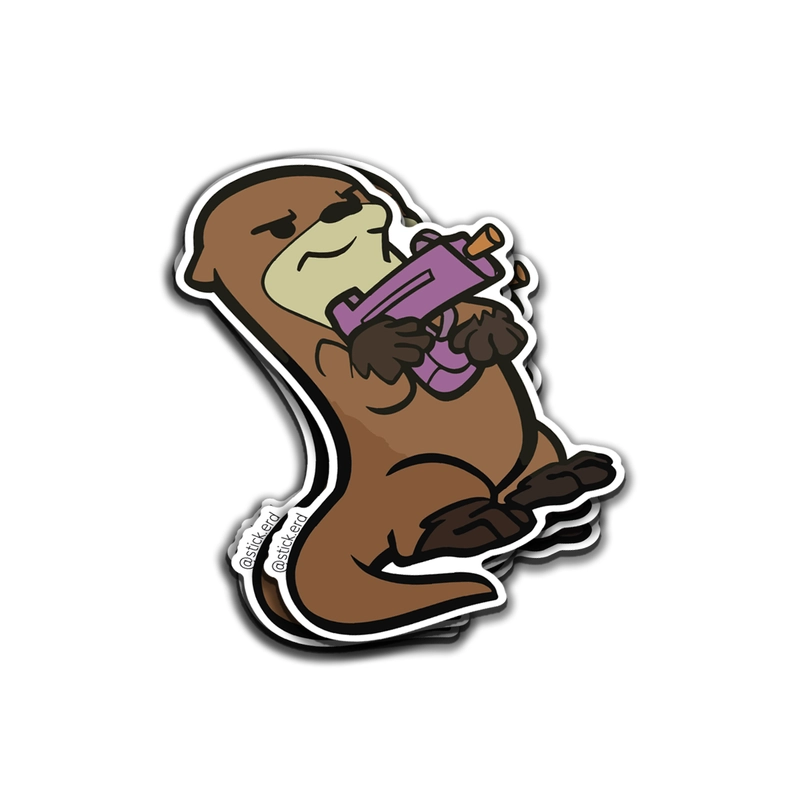 [F9W-7] Nutria con Uzi