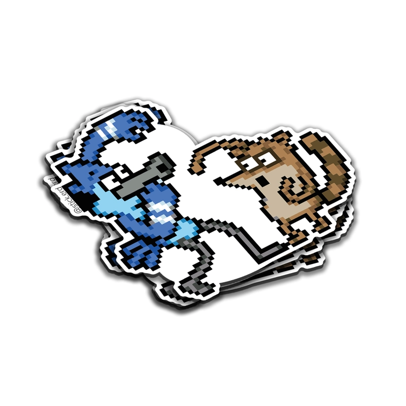[FT7-8] Mordecai y Rigby Pixelados