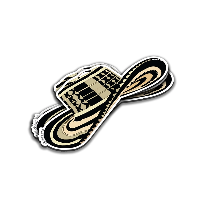 [H4P-5] Sombrero Vueltiao con Estilo Abstracto