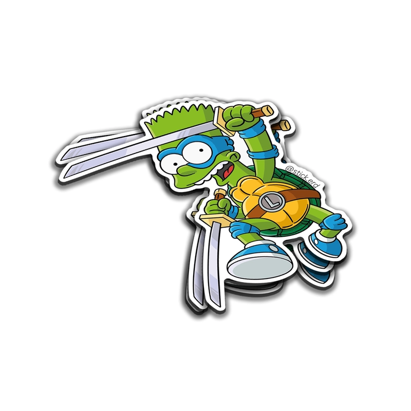 [I4Z-11] Bart Simpson: La Tortuga Ninja Rebelde