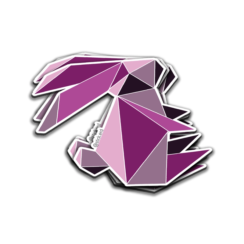 [INF-10] Conejo Origami: Elegancia Violeta