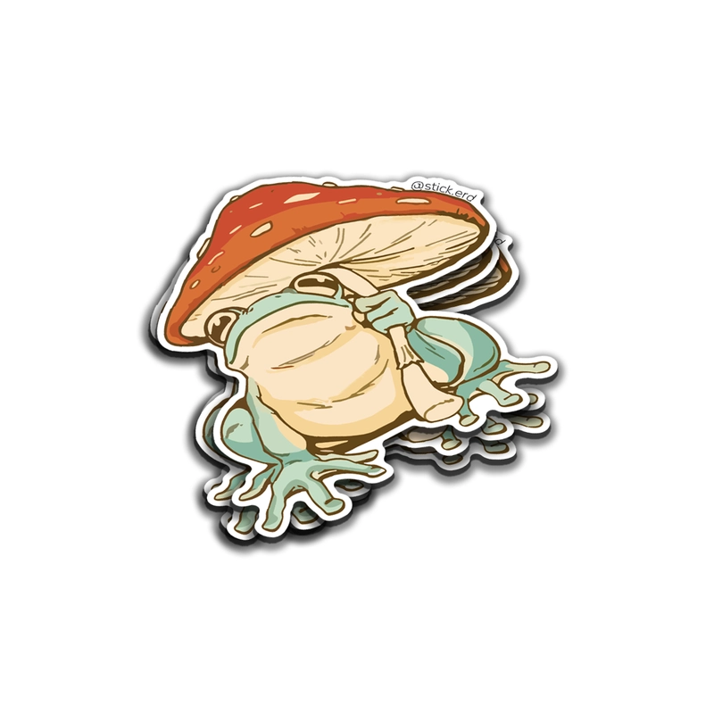 [IXE-6] Rana con Sombrero de Hongo y Flauta