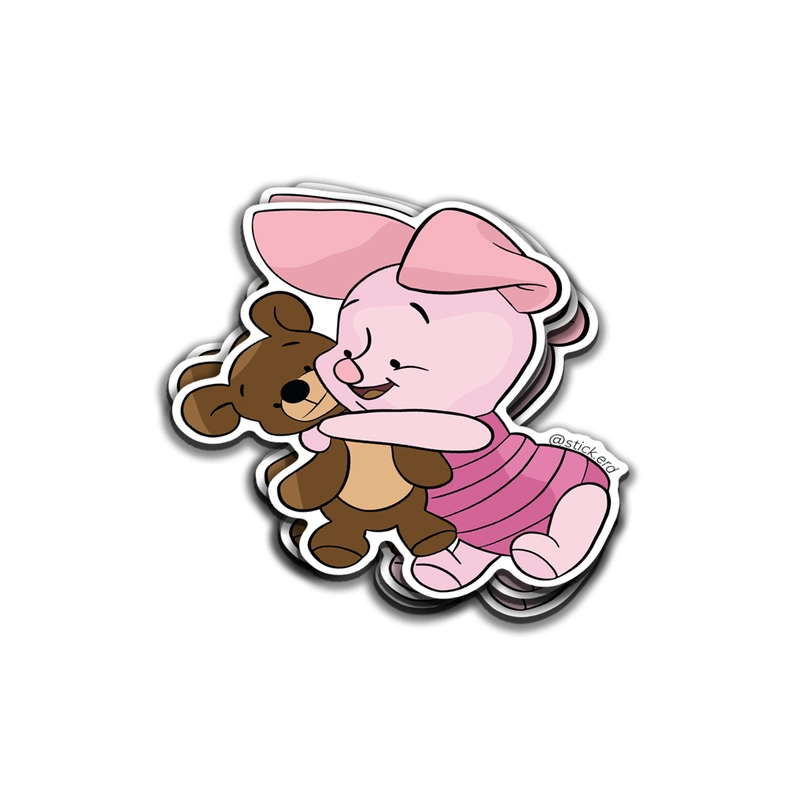 [L8H-11] Piglet Abraza Oso