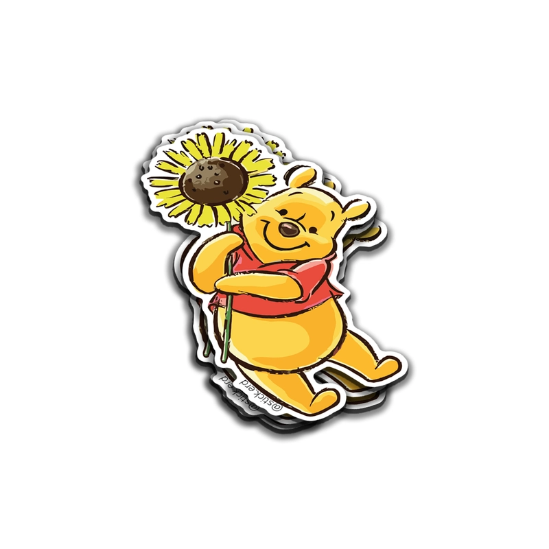 [L8H-3] Pooh Girasol Sonriente