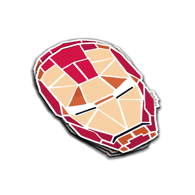 [M4I-13] Casco Iron Man Geométrico
