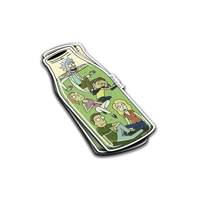 [MHU-7] Familia Rick & Morty en Botella