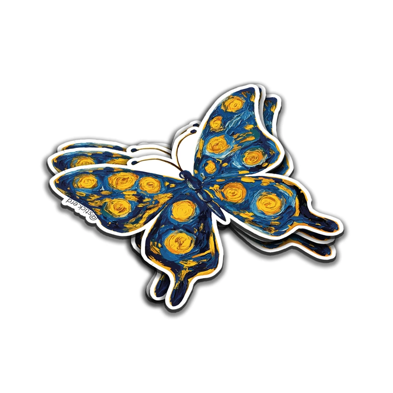 [MQY-5] Mariposa Noche Estrellada Van Gogh
