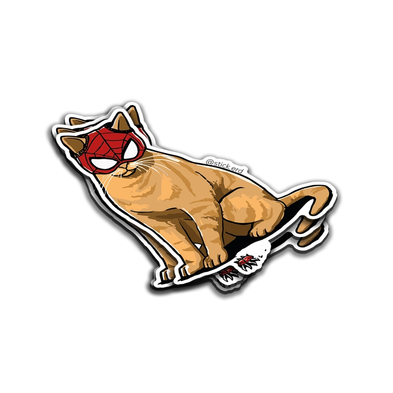 [P3U-3] Gato Disfrazado de Spider-Man