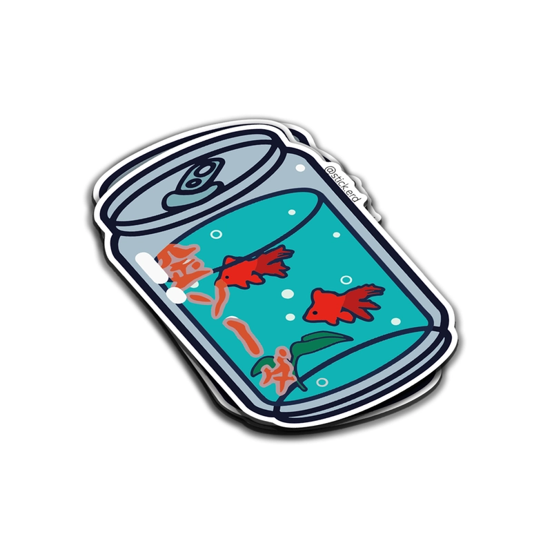 [P7H-9] Peces en Lata de Refresco