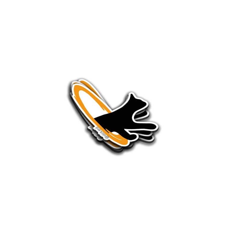 [PPM-6] Gato Negro en Portal Naranja