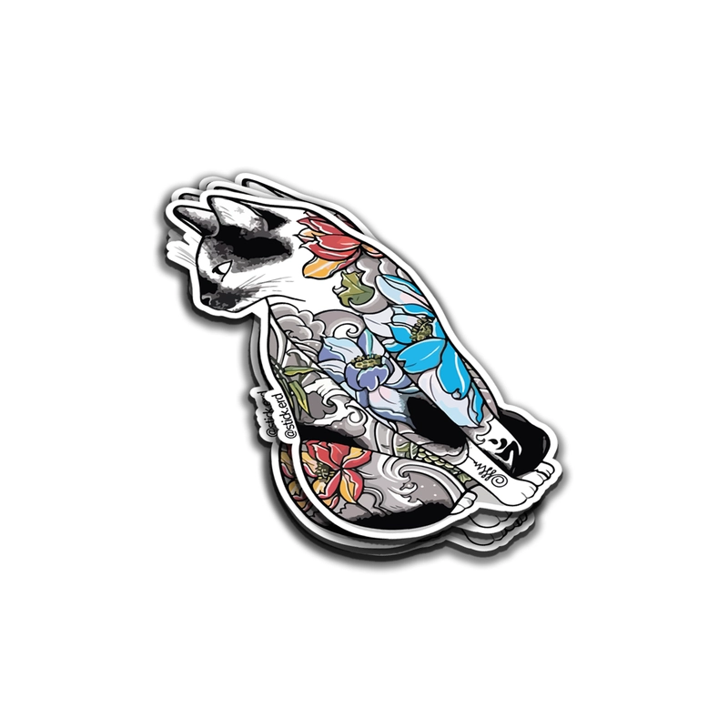 [PYK-12] Gato Tatuado Estilo Japonés
