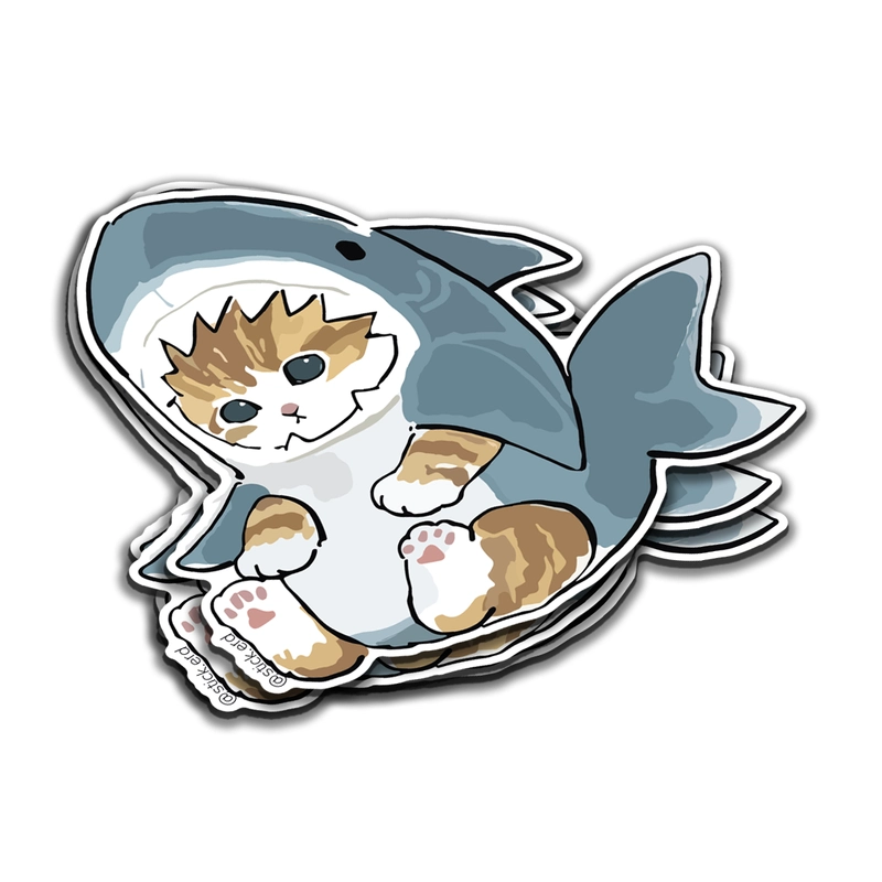 [PYK-4] Gatito Tiburón Adorable