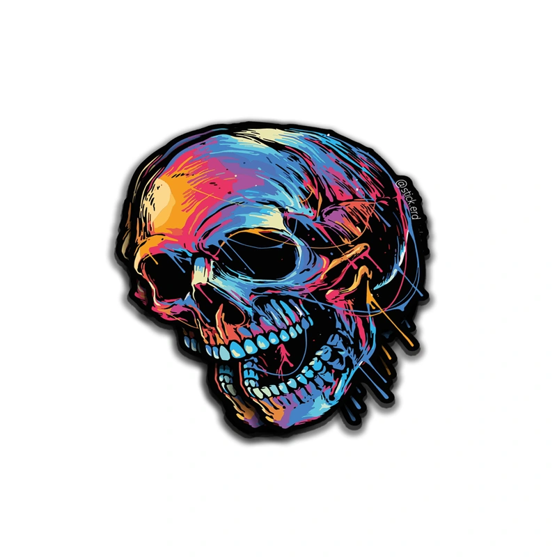 [RCN-4] Calavera Psicodélica Vibrante