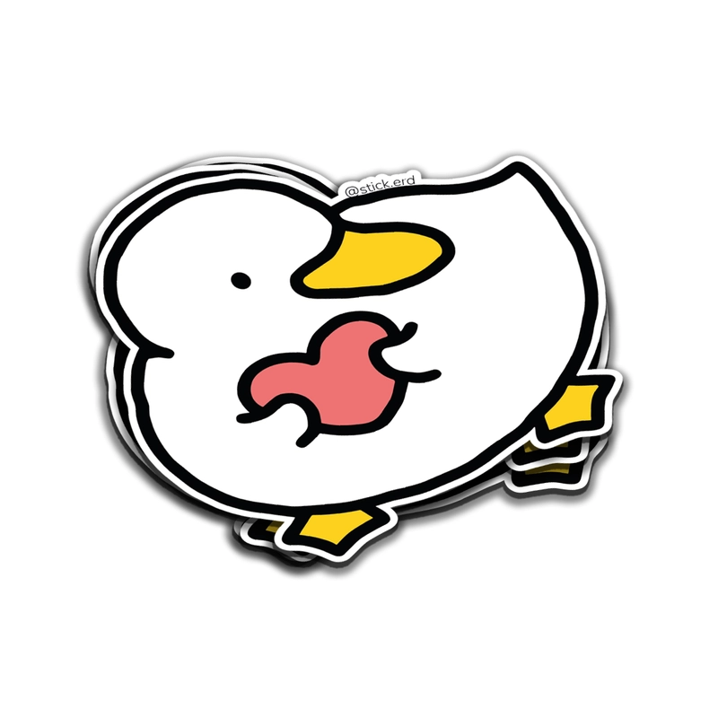 [SN8-12] Pato Kawaii Acostado