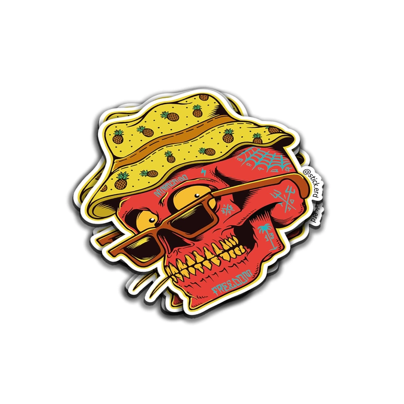 [SOR-2] Calavera Playera Tropical